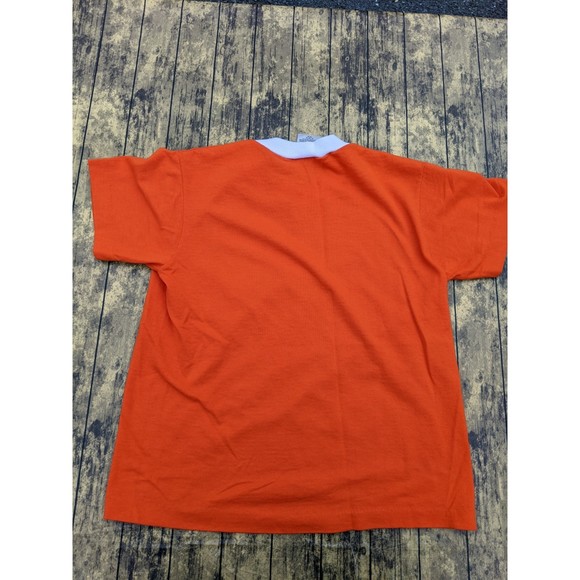 Vintage Cub Scouts Tiger Cubs Orange Oneita Power 50 Plus Shirt Kids M 10-12 - Picture 4 of 4